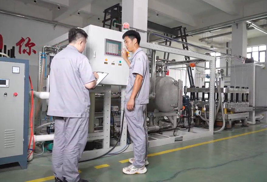 Shandong Saikesaisi Hydrogen Energy Co., Ltd निर्माता उत्पादन लाइन
