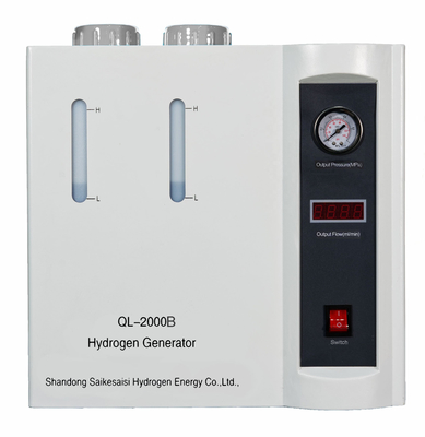 QL-2000B Pem उच्च दबाव हाइड्रोजन जनरेटर 2000ml/Min 485mmx390mmx370mm