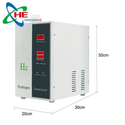 600ml/मिन SPE PEM आणविक हाइड्रोजन श्वास मशीन H2 उन्नत जल इलेक्ट्रोलिसिस